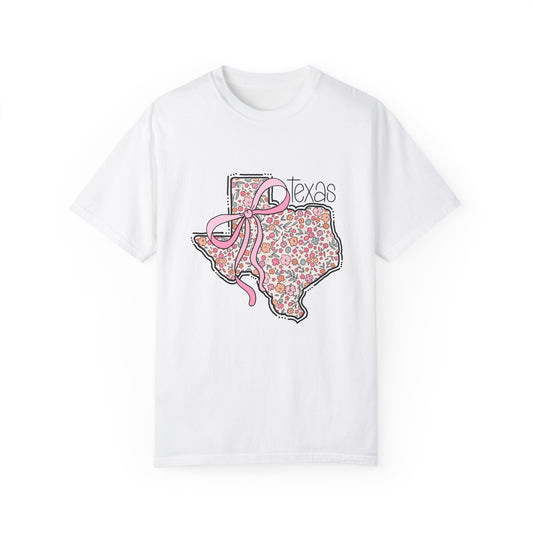 Floral Texas State Graphic T-Shirt