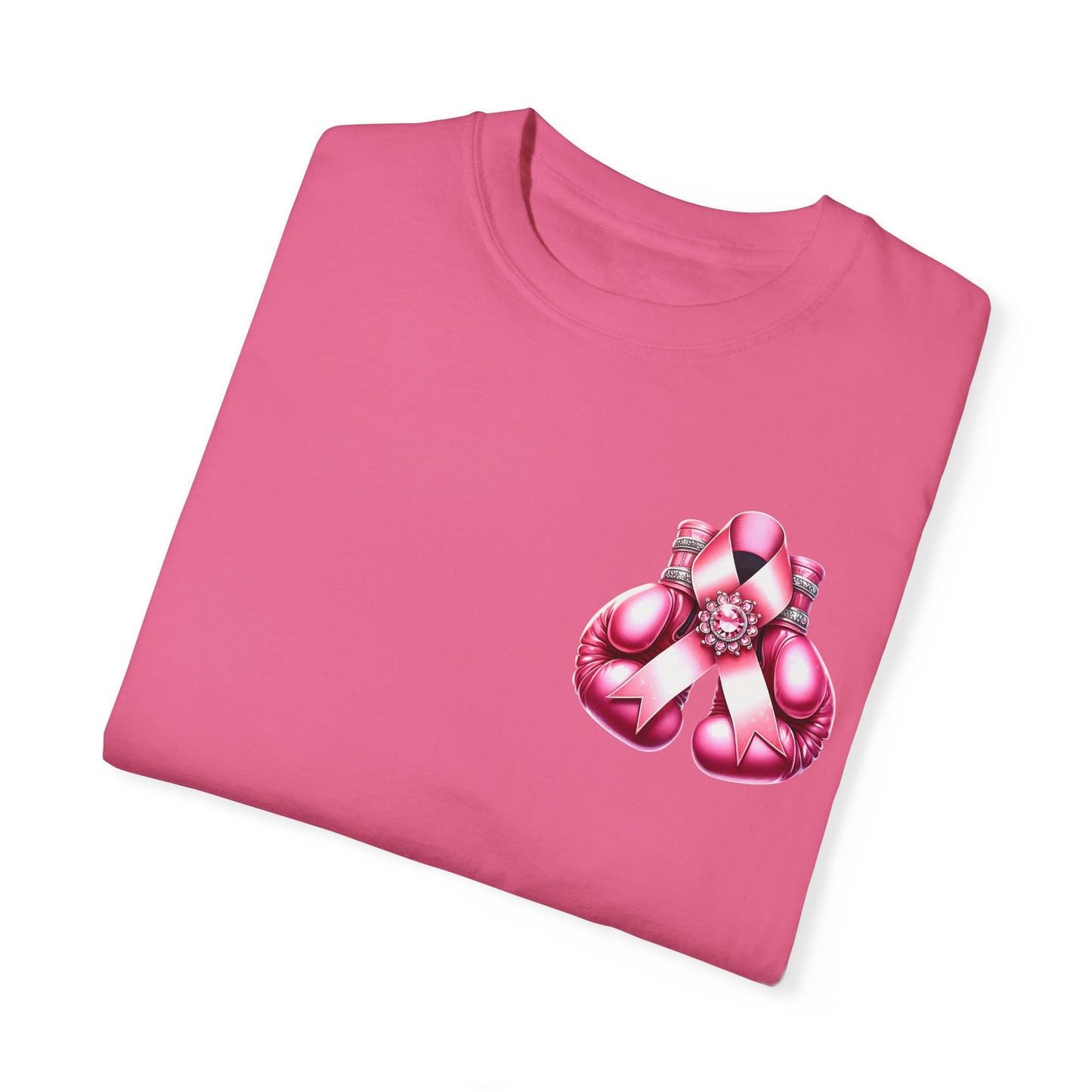 Fight Like a Girl – Breast Cancer Awareness Graphic T-Shirt