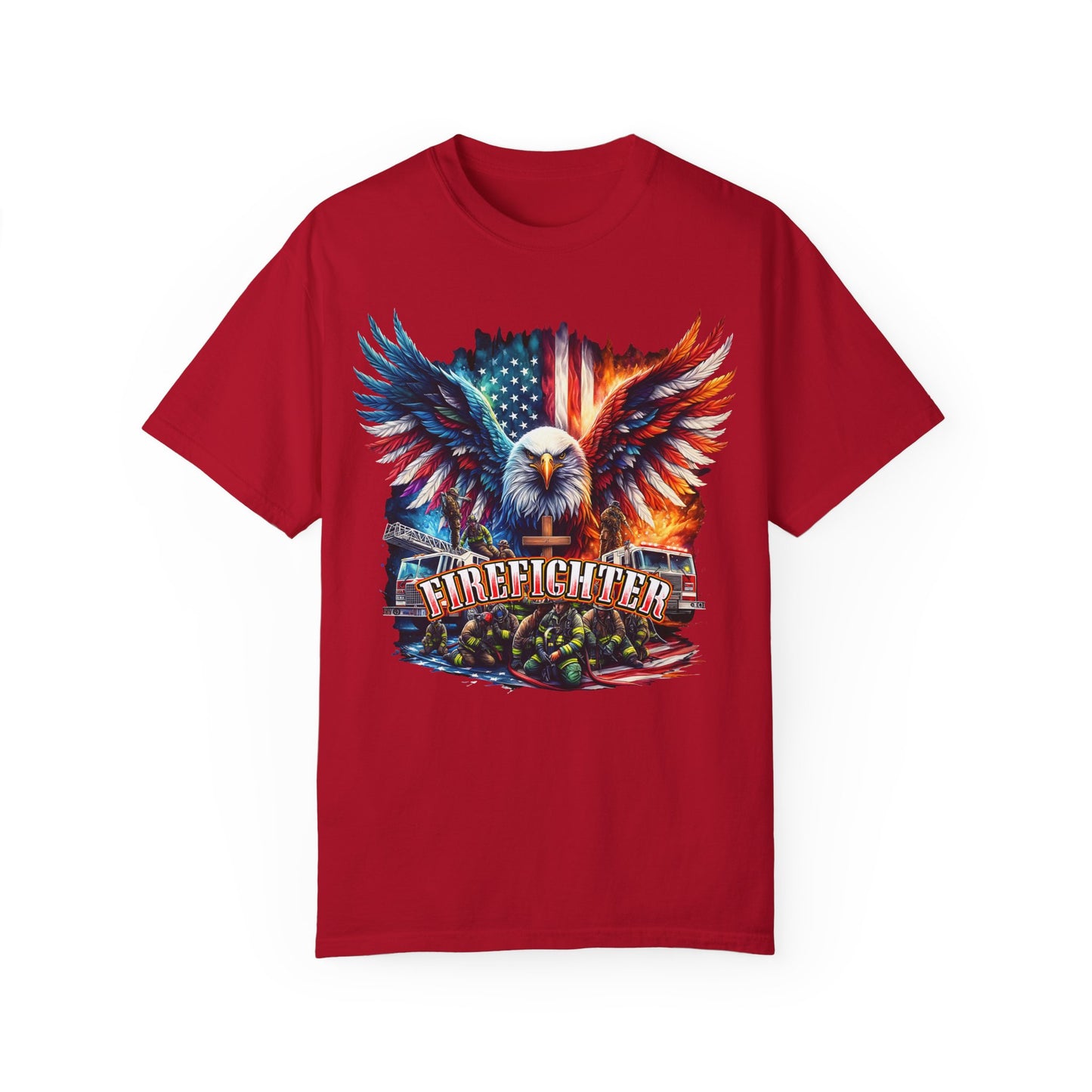 Firefighter Graphic T-Shirt | Bold Tribute to Heroes