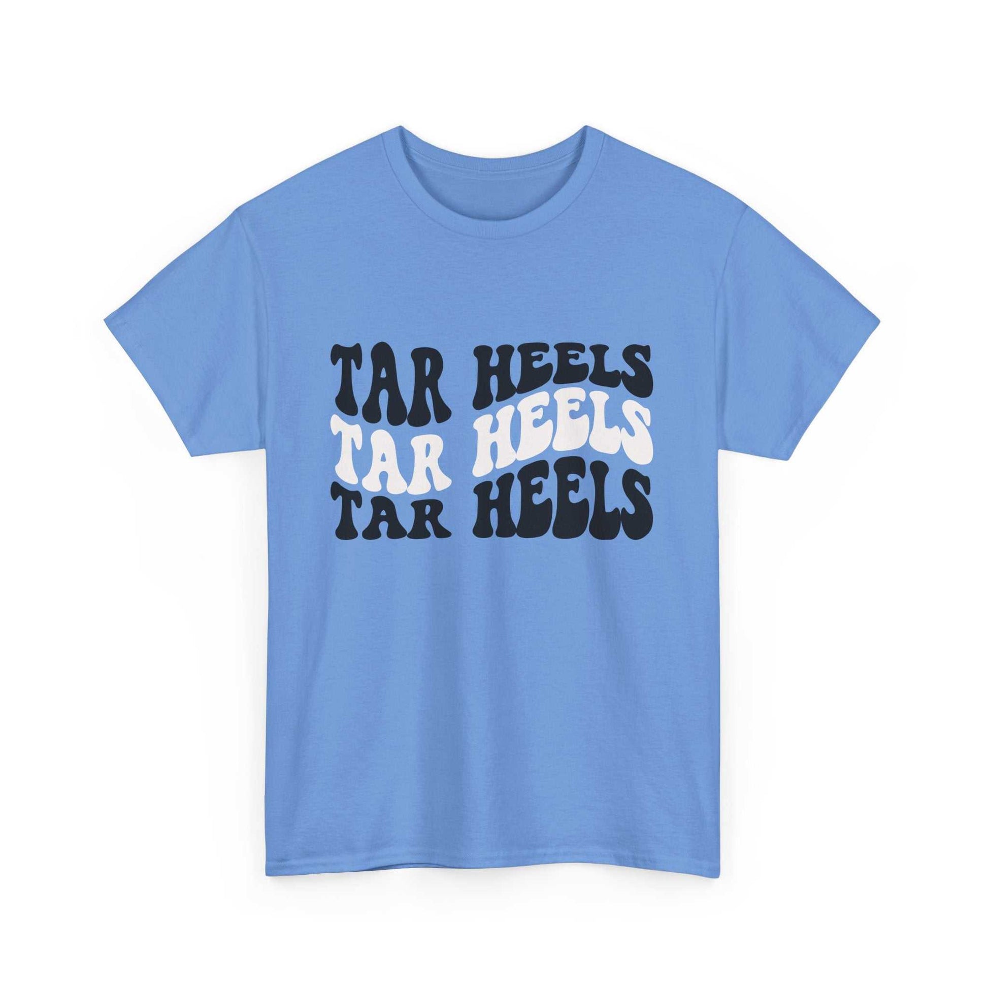 Stylish Tar Heels Wave Graphic Design