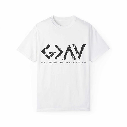 God Is Greater Than The Highs and Lows Light Colors T-Shirt 