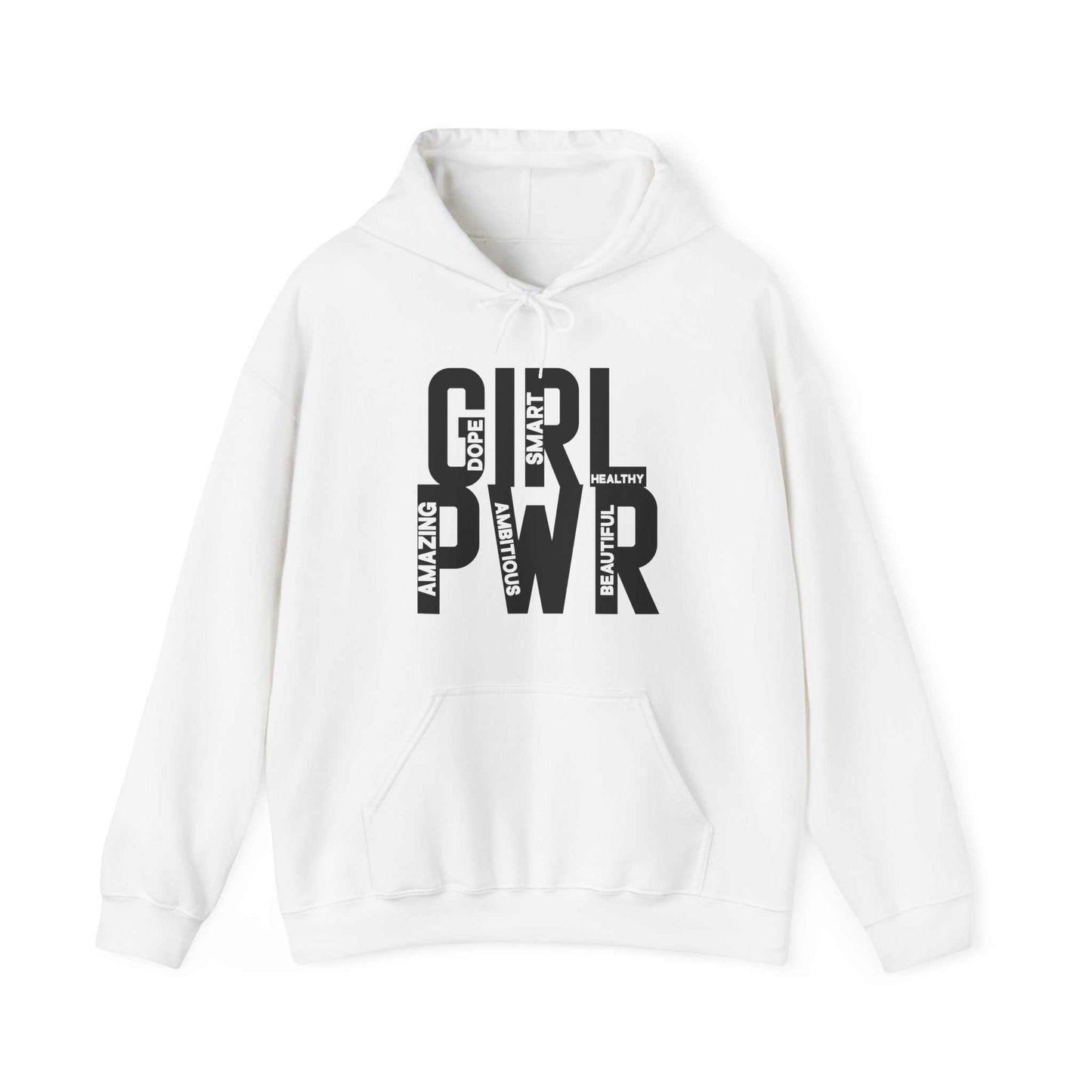 ✨ Girl Power Hooded Sweatshirt – Wear Confidence Loudly