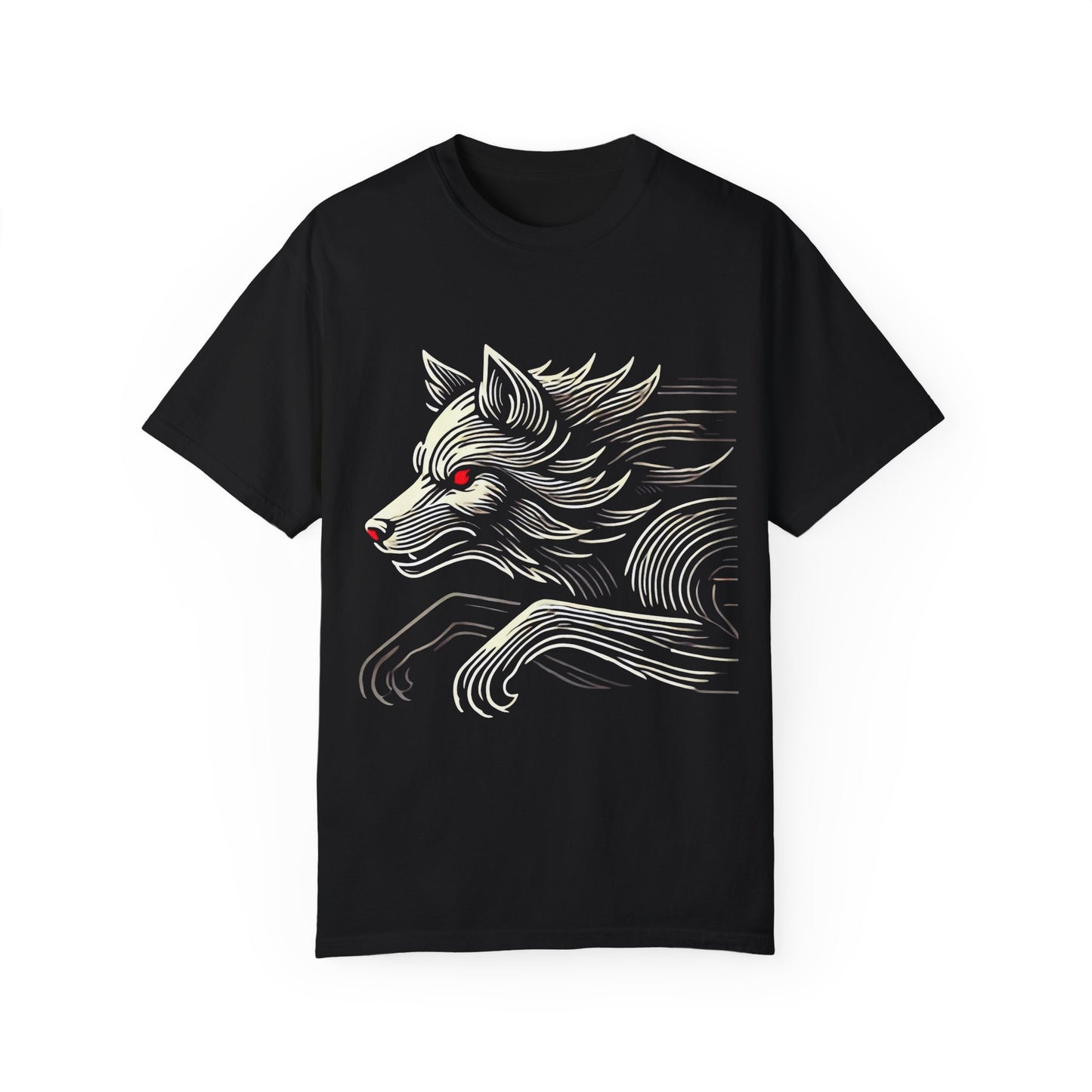 Wolf Spirit Unisex Garment-Dyed T-Shirt