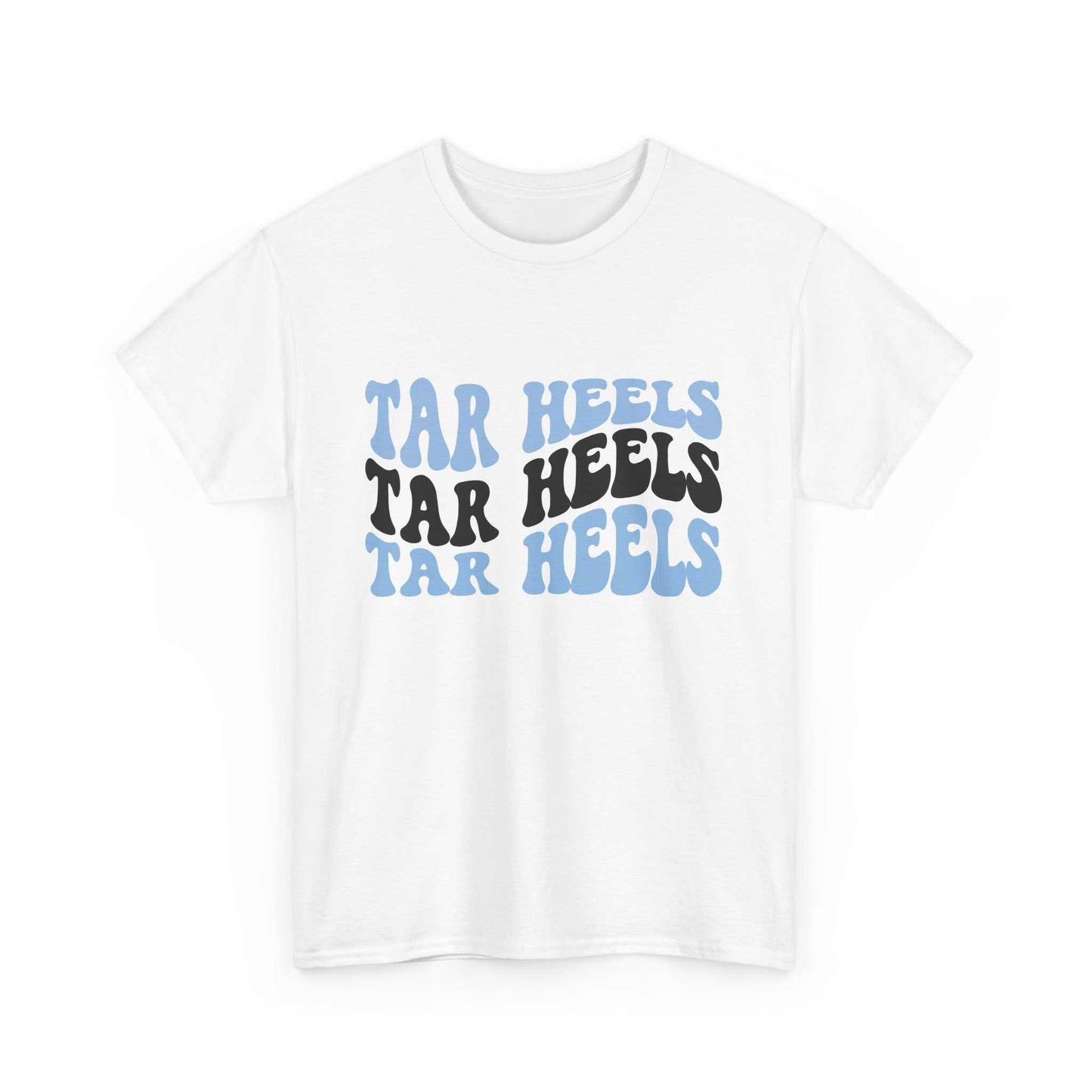 Stylish Tar Heels Wave Graphic Design