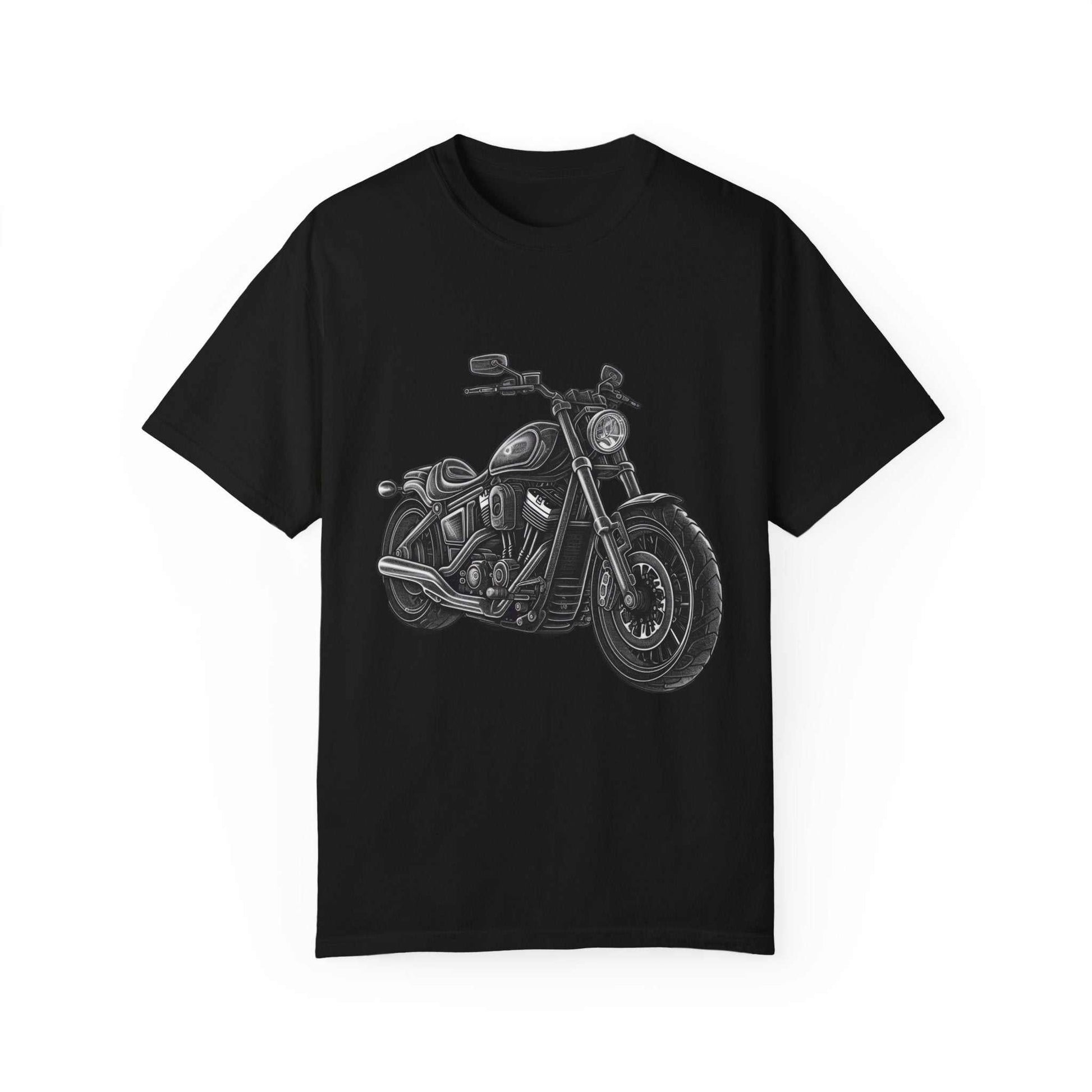 Harley Davidson Line Art Graphic T-shirt