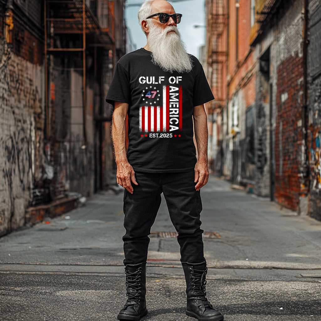 Gulf of America Unisex T-shirt - Vintage Design for Patriotic Spirit