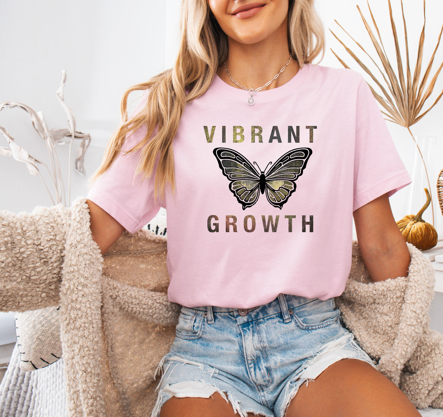 Vibrant Growth Graphic T-Shirt