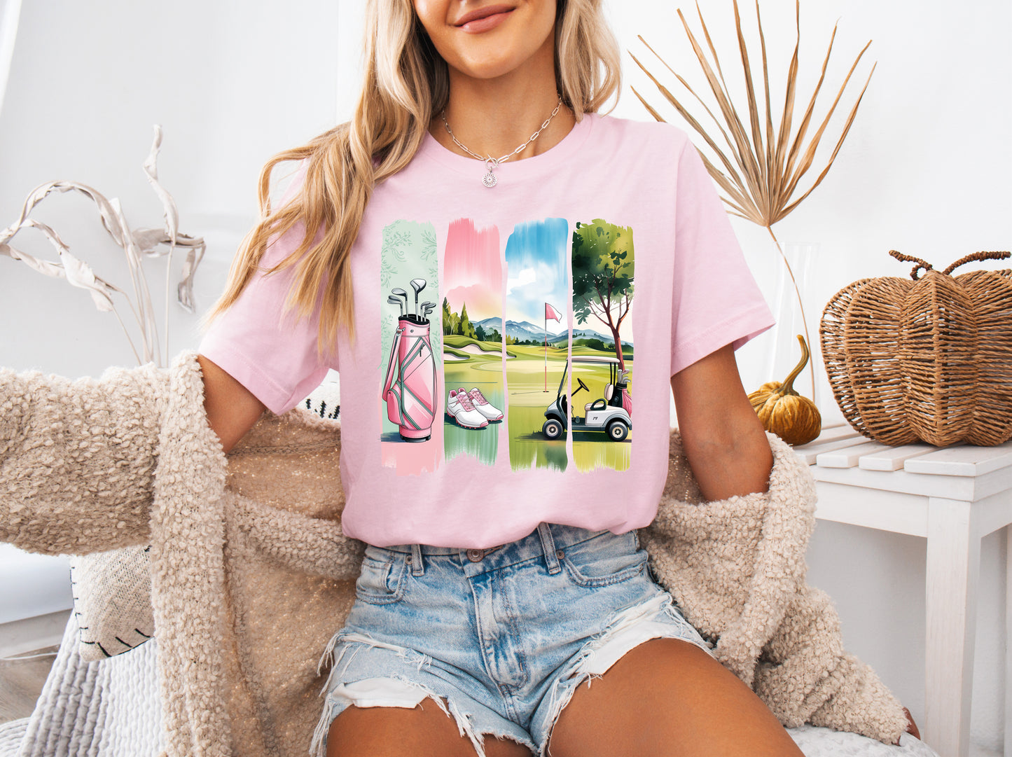 Golfing Vibes Ladies T-Shirt